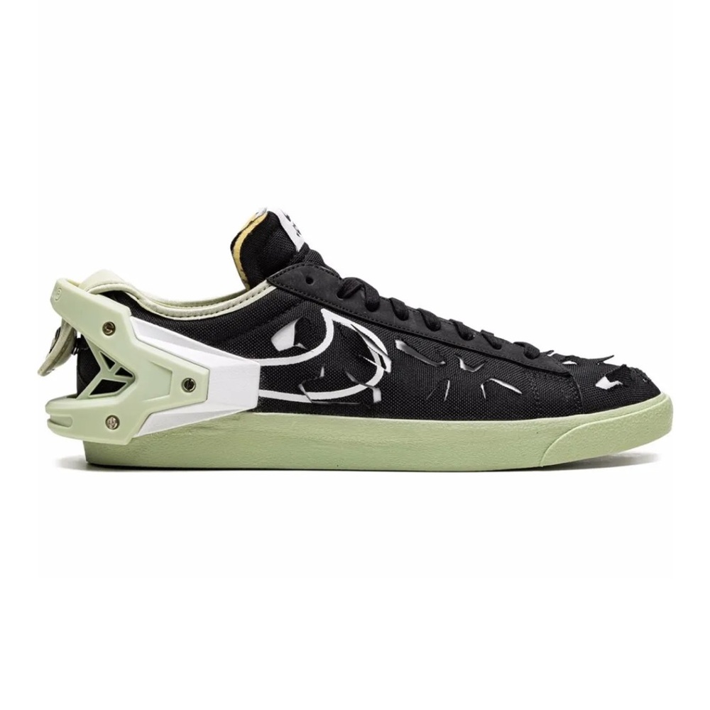 Nike x Acronym Blazer Low Black and Olive Aura NWT